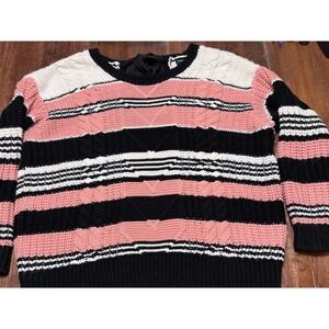 Torrid‎ Cable Knit Pullover Tie Back Sweater Size 0 (Size 12)